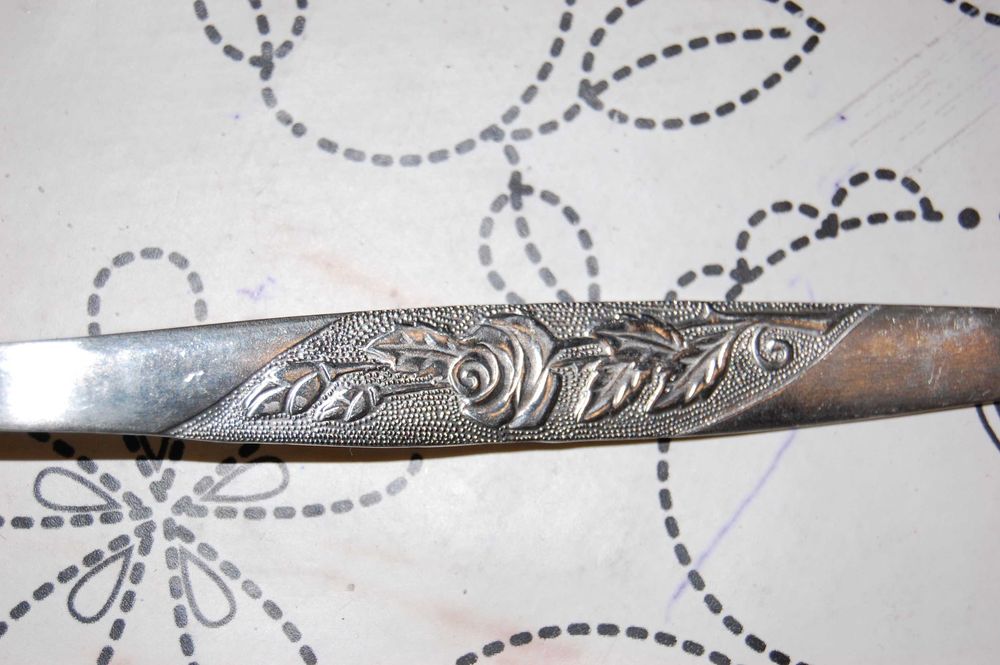 Stare, rosyjskie, sygnowane sztućce - Róża- 24 sztuki