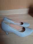Buty szpilki szare