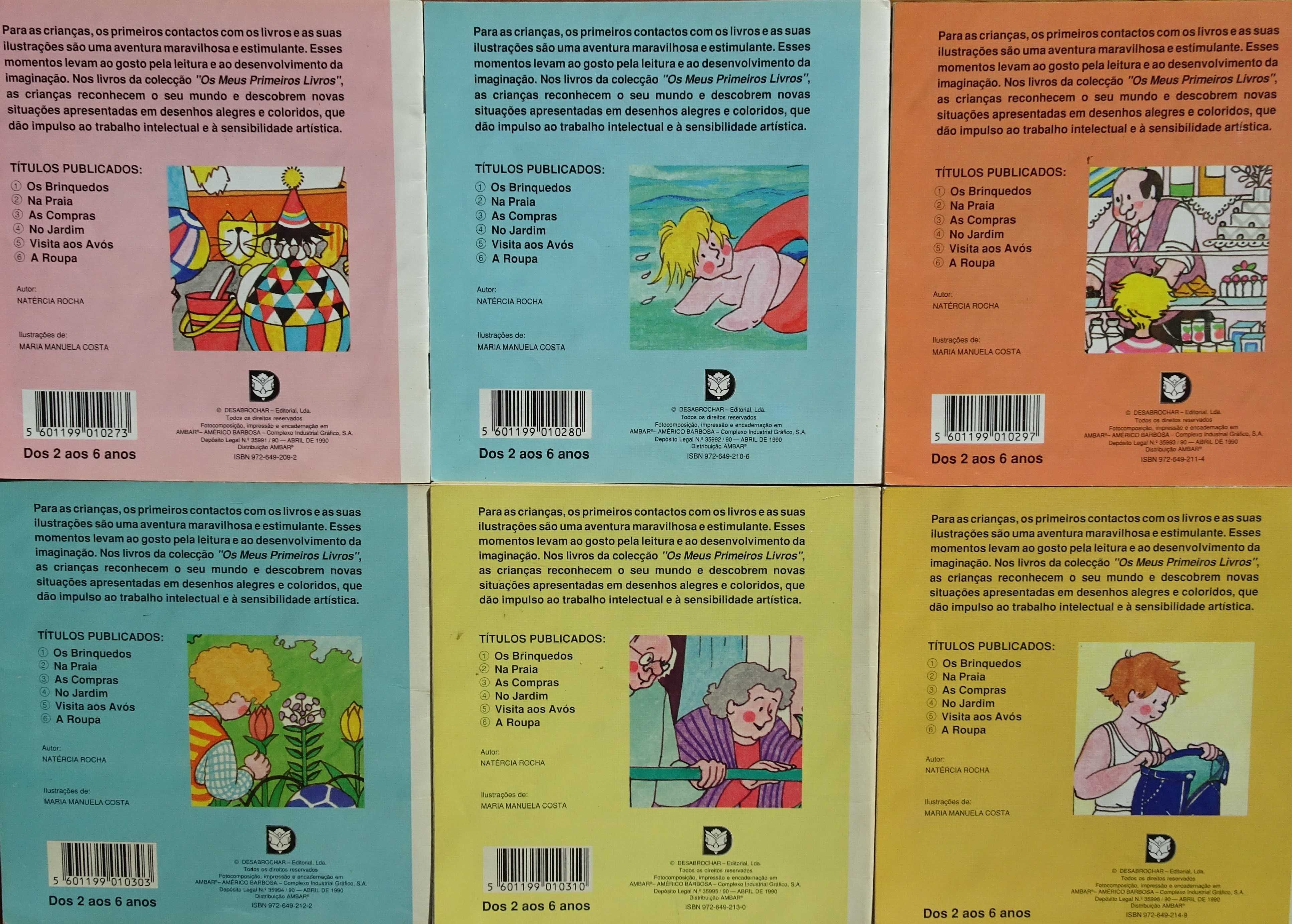 Os Meus Primeiros Livros - Completo 6 Volumes (Dos 2 aos 6 Anos)