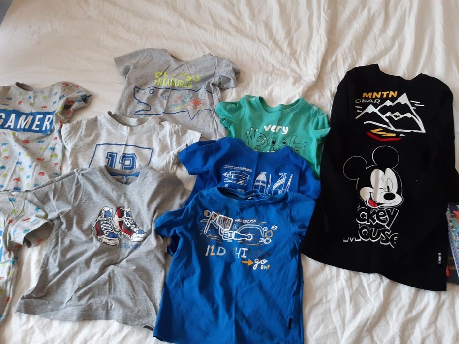 Zestaw koszulek i bluzek 98