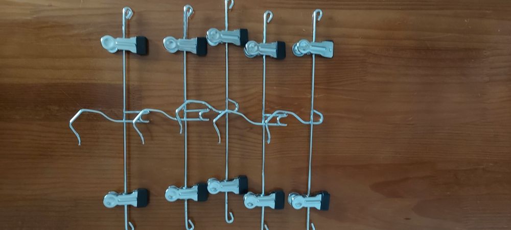 5 cabides para calças e saias