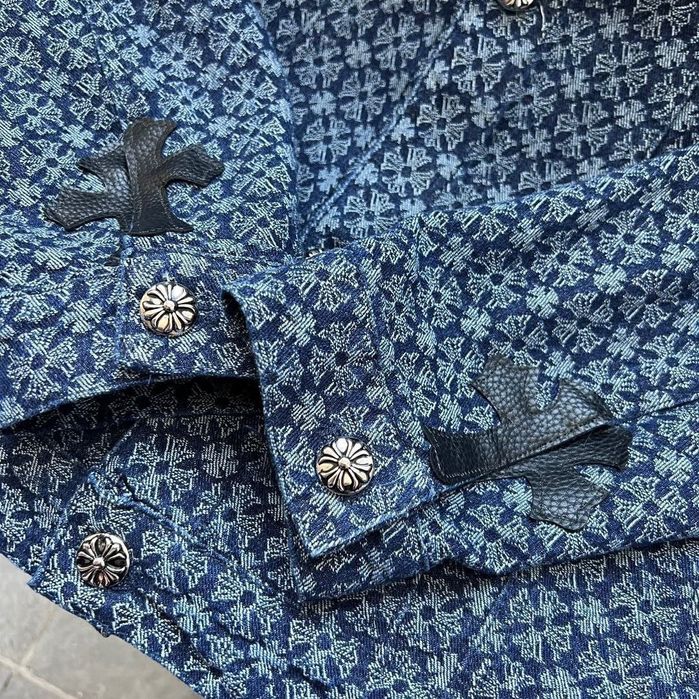 Жакет-сорочка джинс