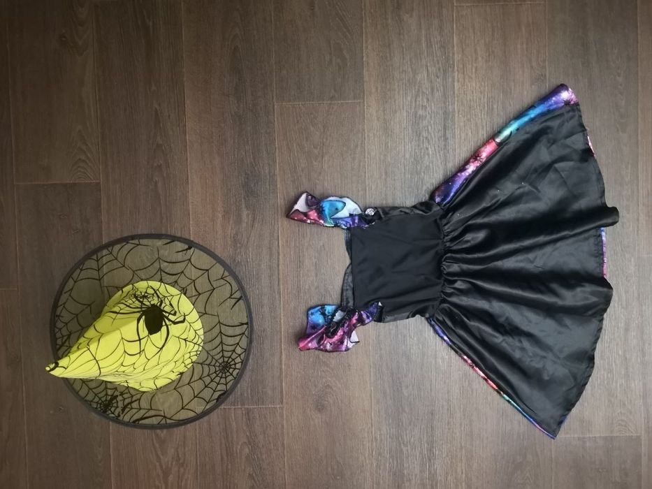 Карнавал маскарад костюм відьма капелюх ковпак хеловін хелоуін 3 4 рок