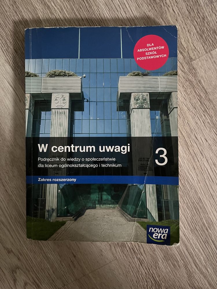 Podręcznik do WOSu rozszerzony klasa 3 liceum/technikum