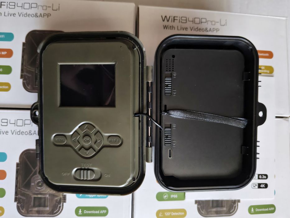 Фотоловушка Suntek WiFi HC-940 Pro Li 4K с аккумулятором, фотопастка