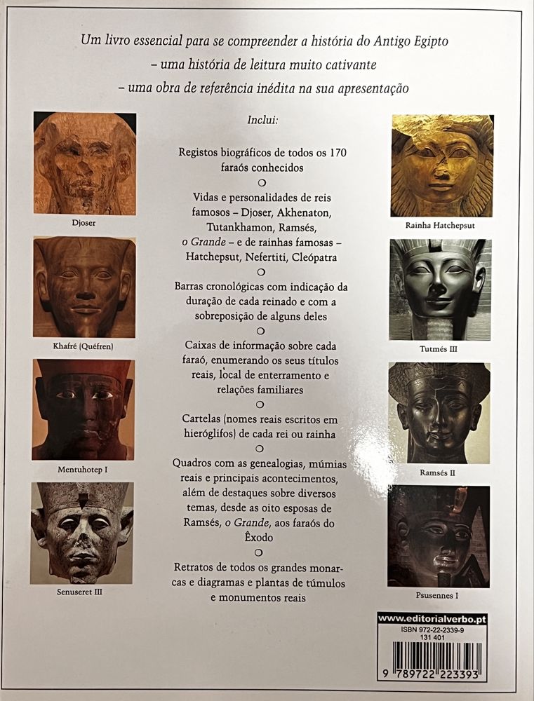 Crónicas dos Faraós - Reis e Dinastias do Antigo Egipto