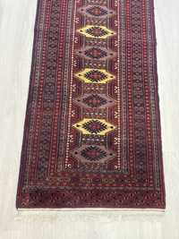 Piekny turecki tkany dywan chodnik vintage unikat