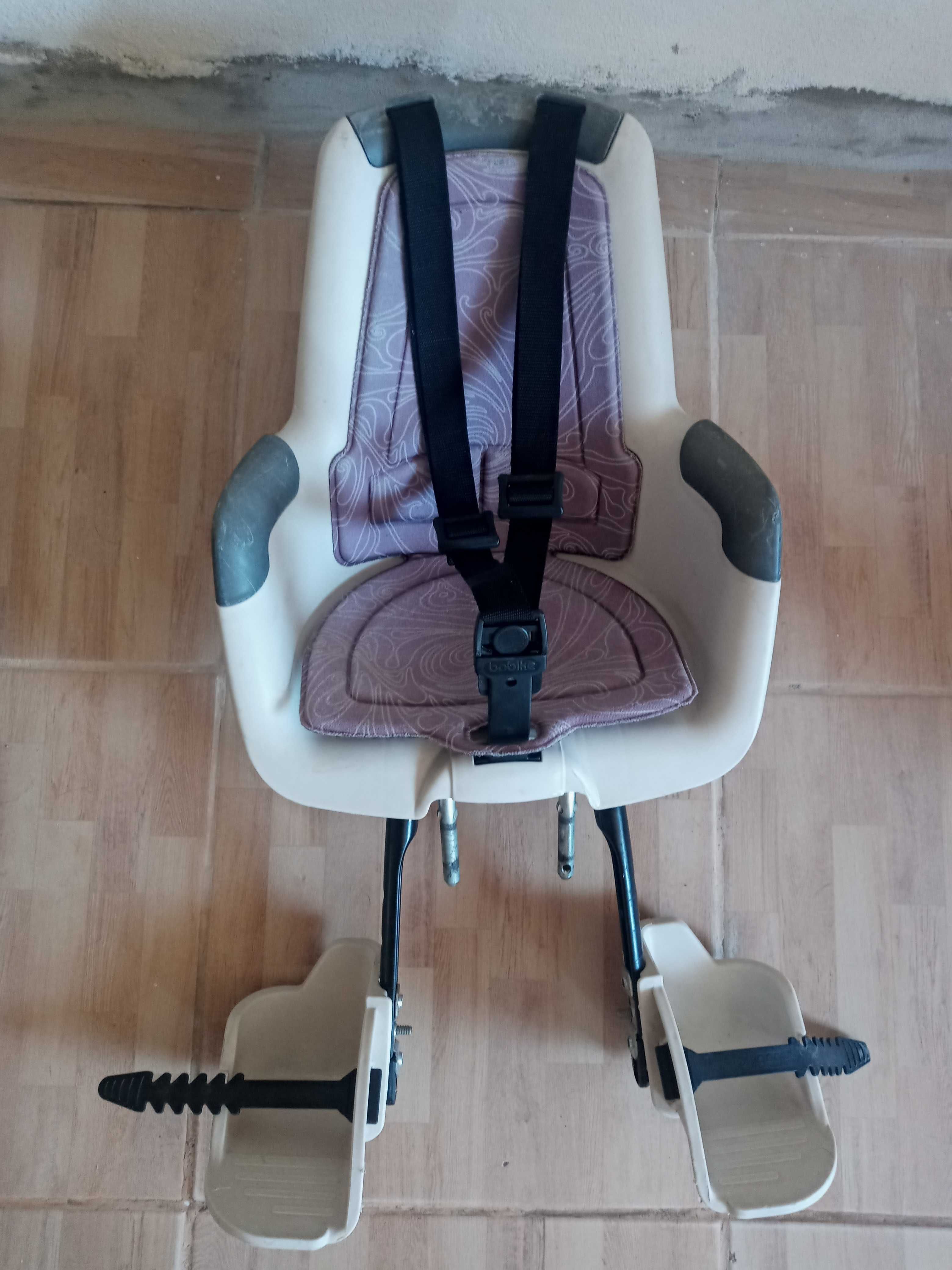 Cadeira para bicicleta ajustavel a altura da criança