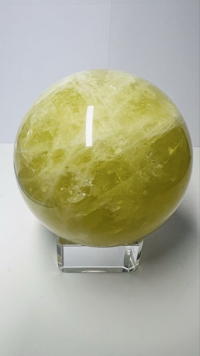 Cytryn kula kamien naturalny 7,2cm