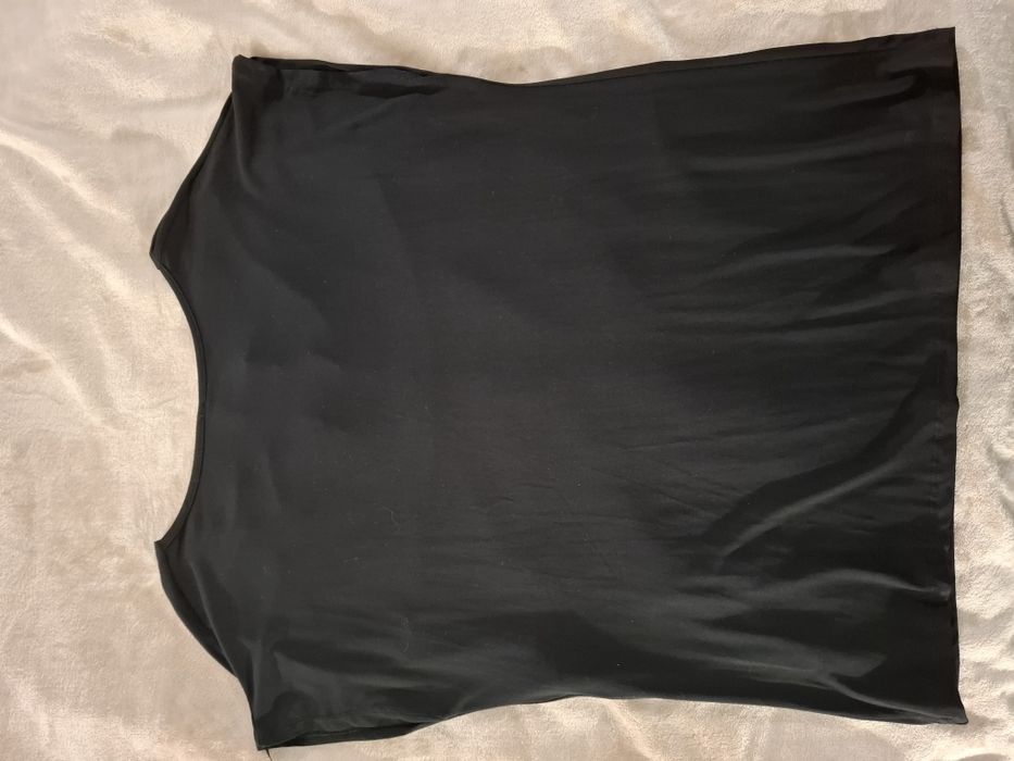 Lamiar nowa czarna włoska bluzka z "wodą"