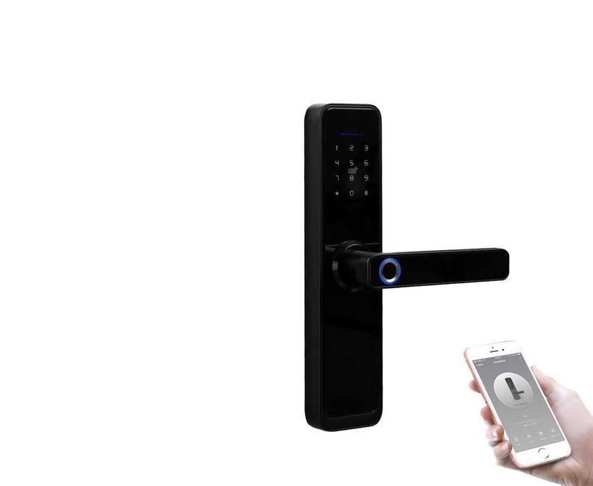 Elektroniczna Klamka Do Drzwi Kod+Wifi+Rfid X2