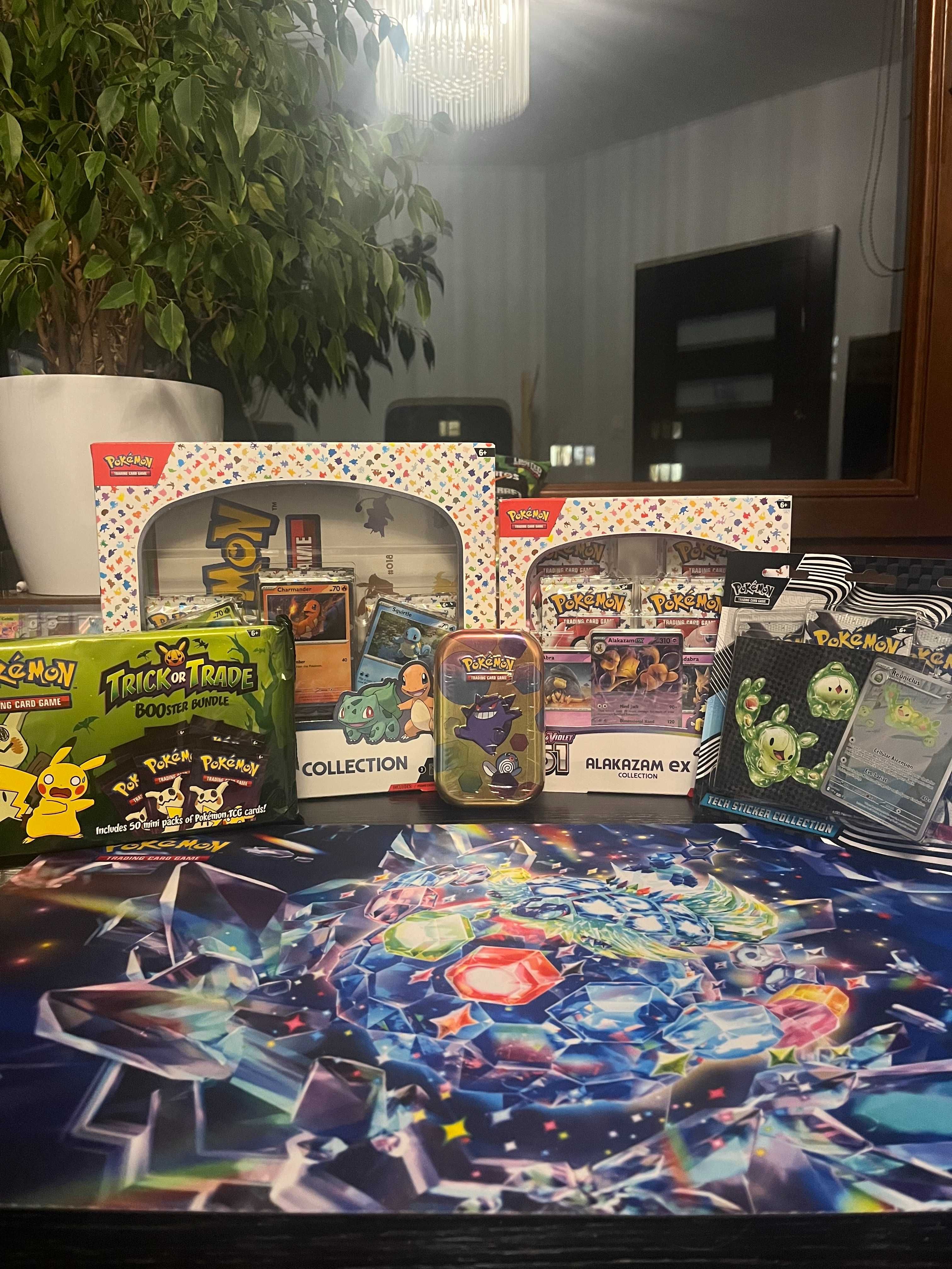 Pokemon TCG - Zestaw 5 produktów (151, BB, Trick&Trade)
