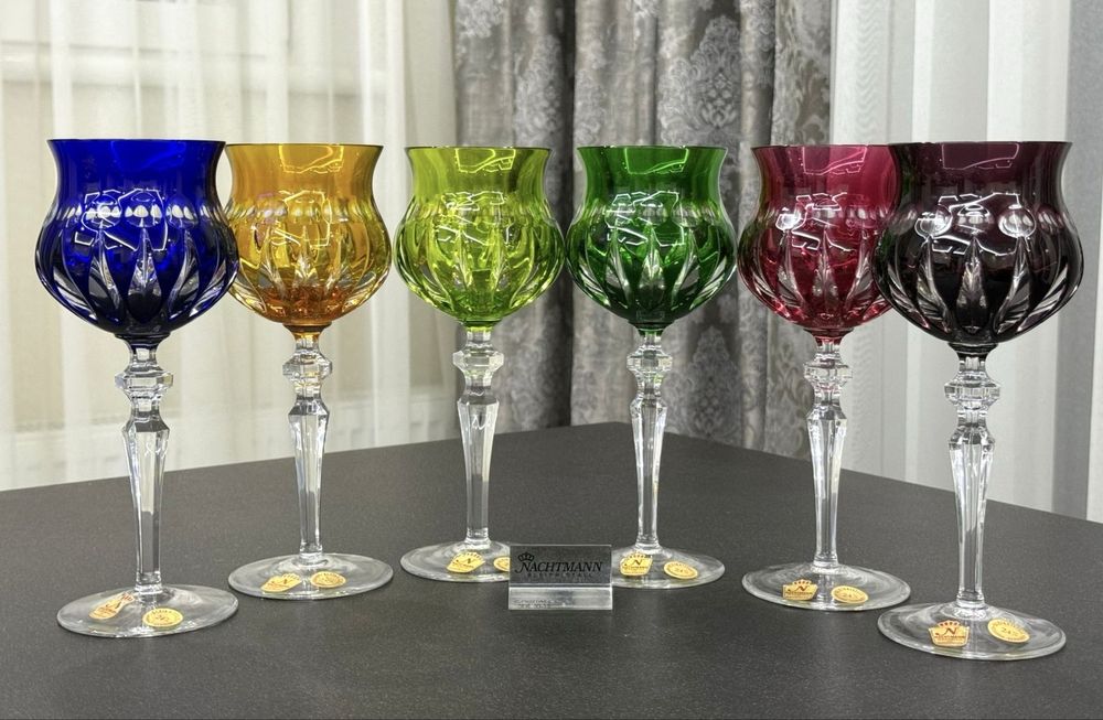 Хрустальные фужеры для вина Nachtmann Marilyn GDR Германия