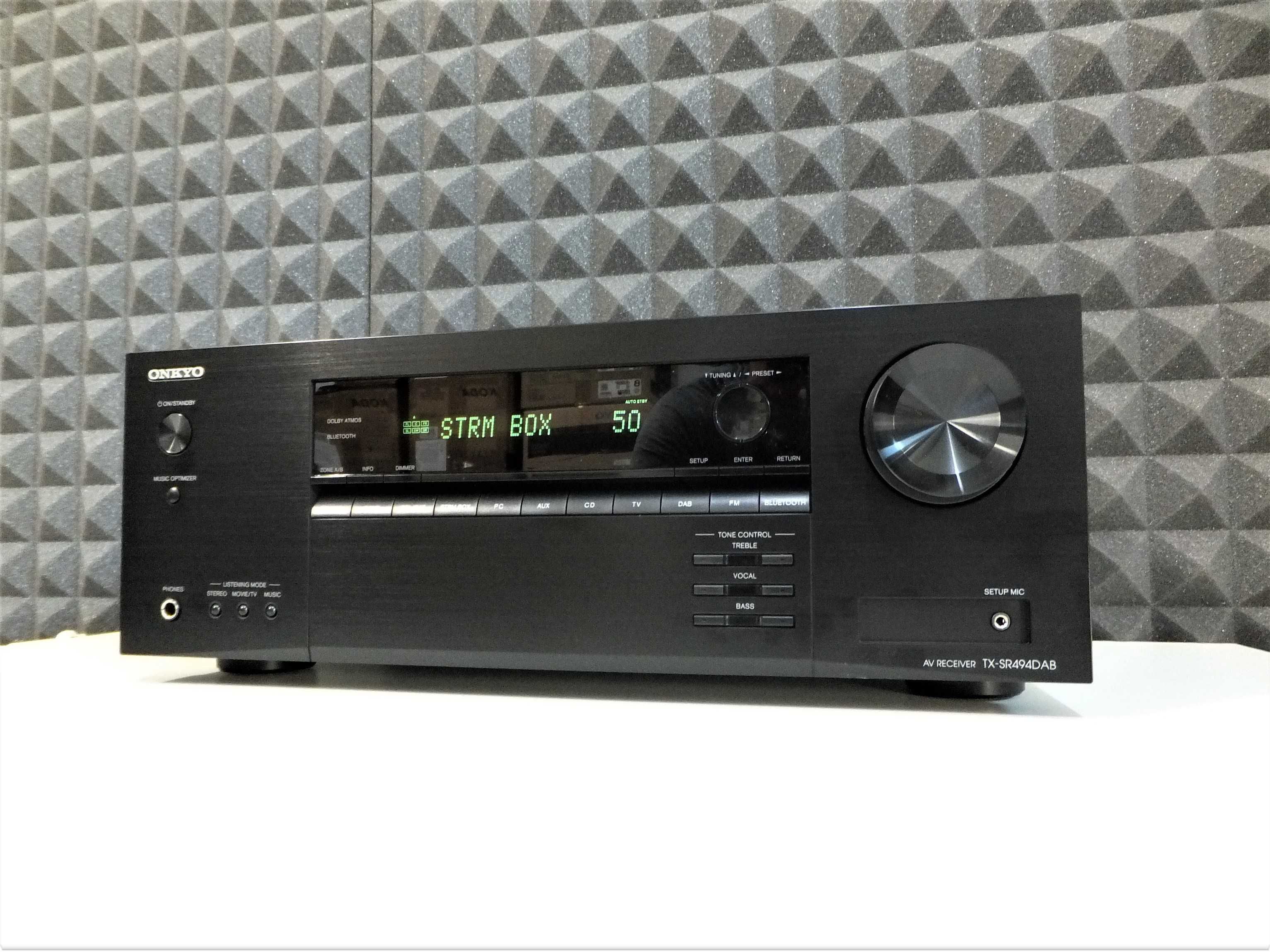 Amplituner 7.2 ONKYO TX-SR494DAB / Bluetooth, DAB+, Atmos