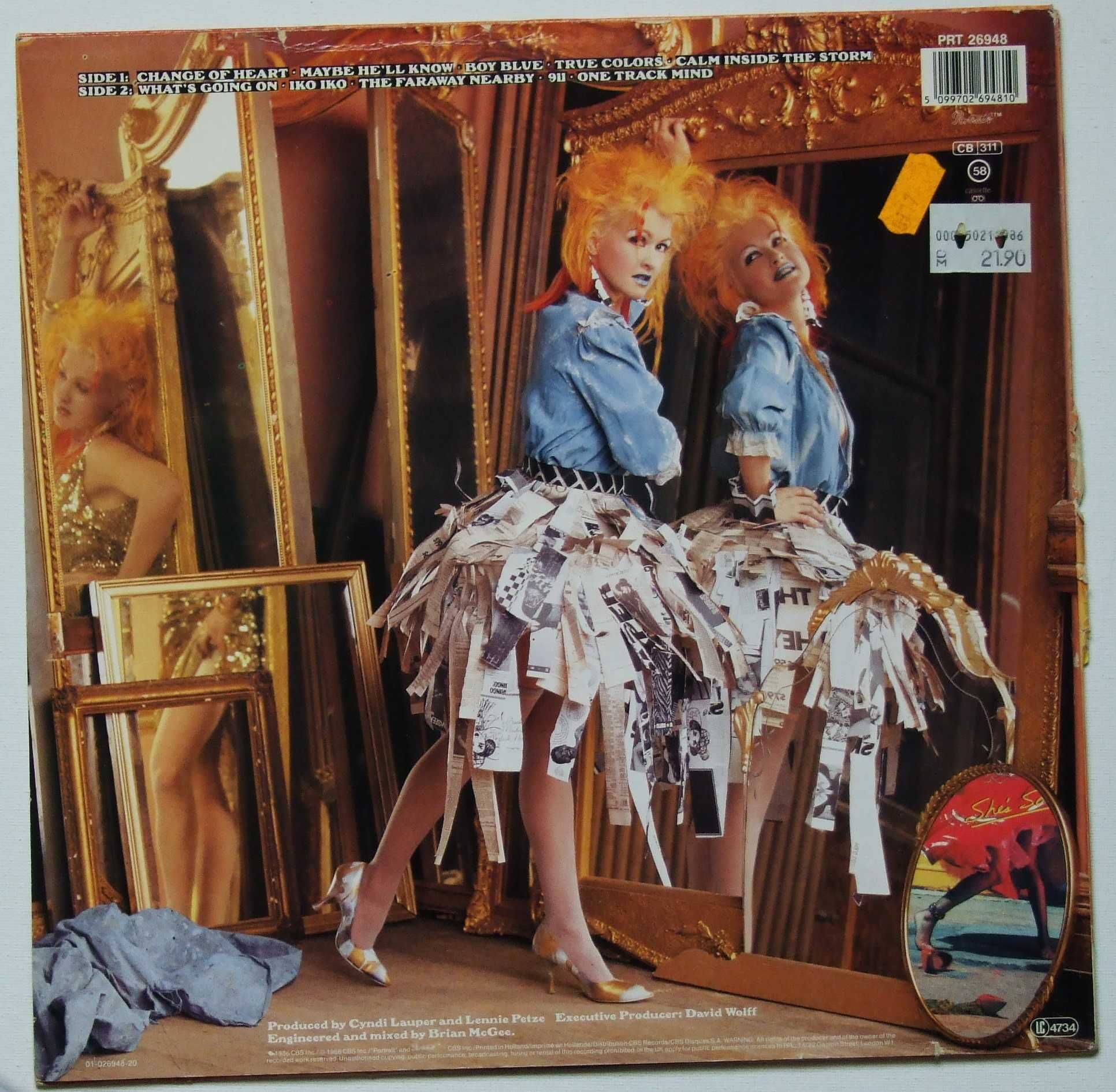 Cyndi Lauper – True Colors, LP, EX, HOL