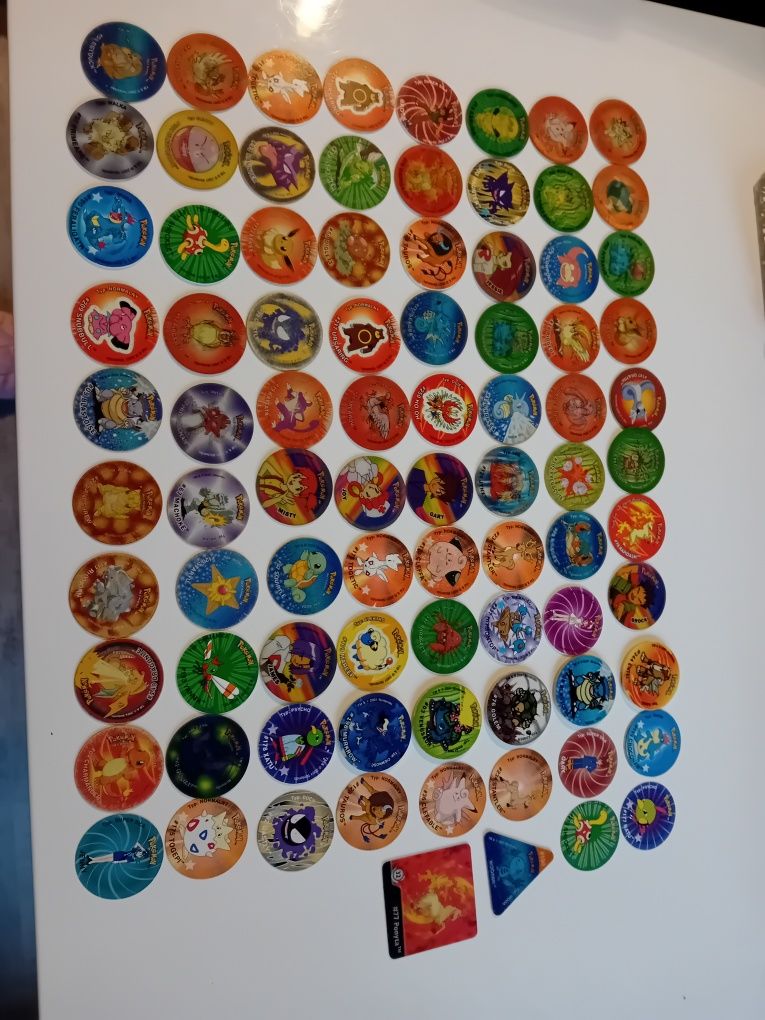 Pokemony tazo  stare