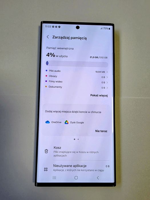 SAMSUNG S23 Ultra 12/512 GB z rysikiem