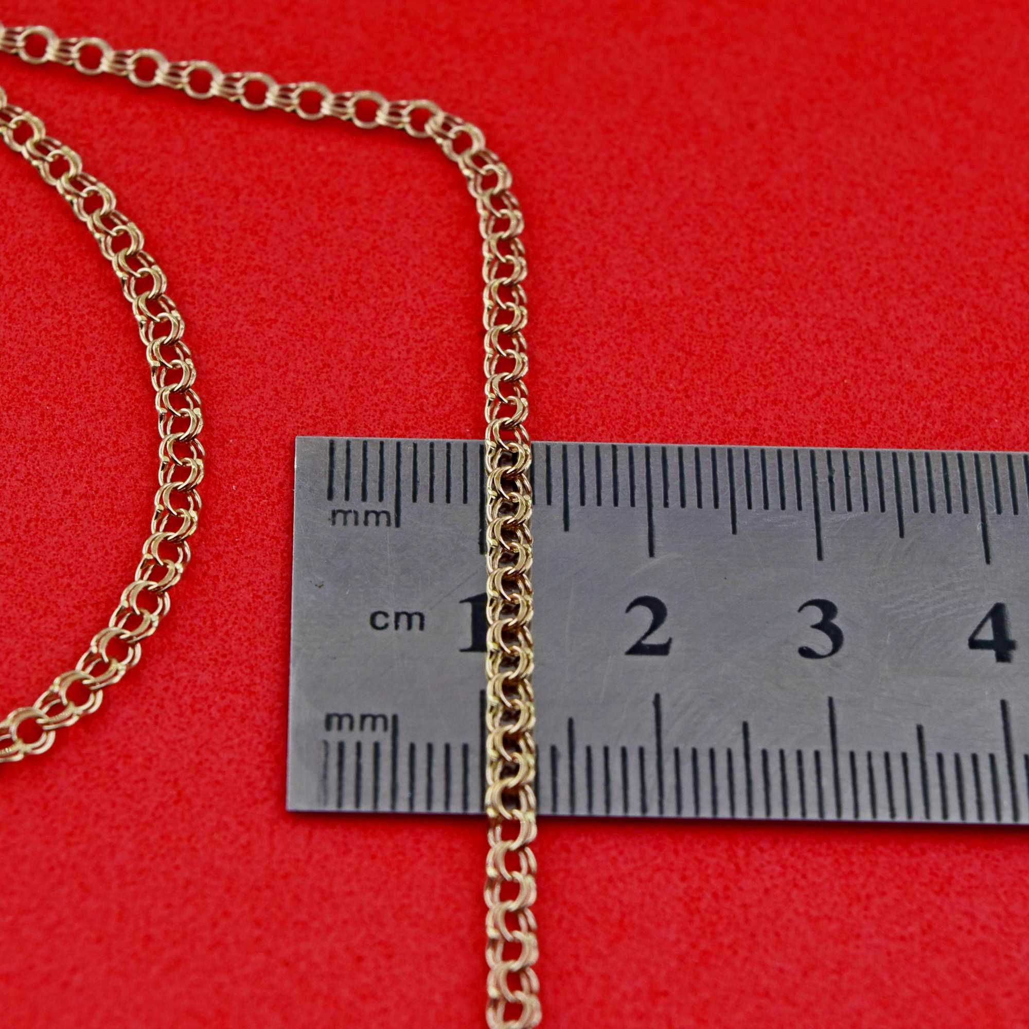 ‼Золотая цепочка цепь 4,82 гр 55 см  Золотий ланцюг Золото 585 проба