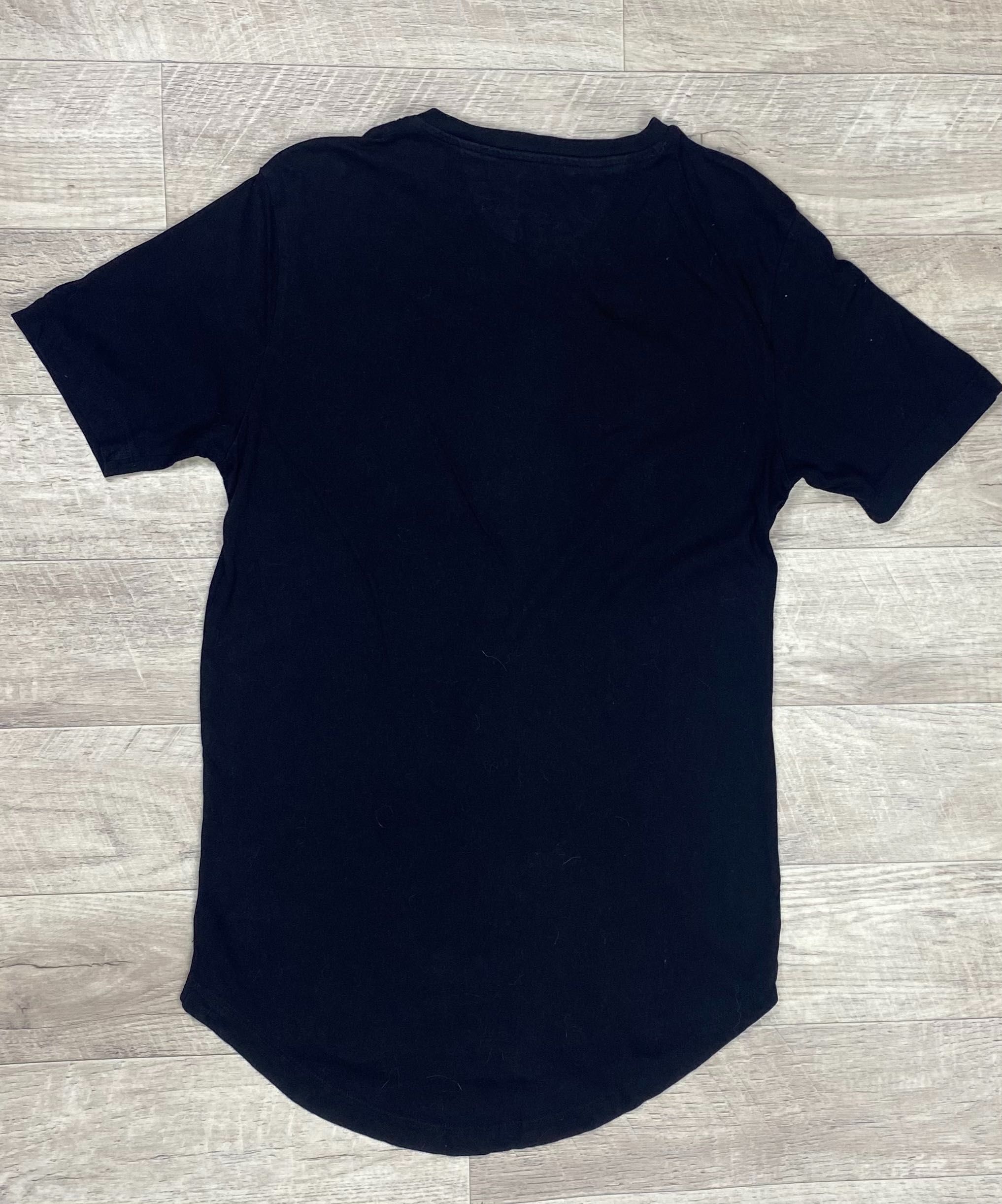 Zara long length футболка s размер черная оригинал