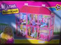 Кукольный домик Милана Будинок МРІЇ с мебелью дом мечты игровой куклы