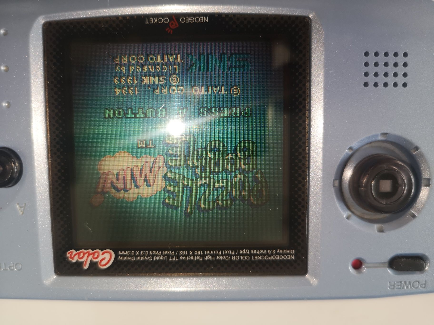 Puzzle Bobble Mini NEO GEO POCKET COLOR gra SNK (rzadkość)