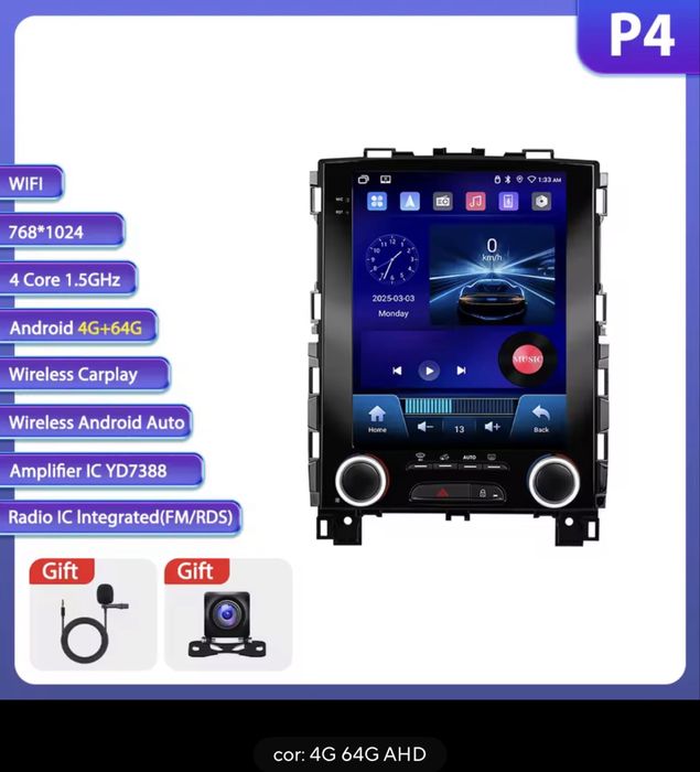 Multimidia para Renault Megane IV 2016/2019