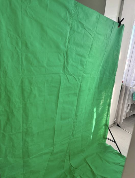 Tela Verde para estudio