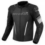 Kurtka motocyklowa Shima Solid 2.0 Black/White - Motorbiker PROMOCJA