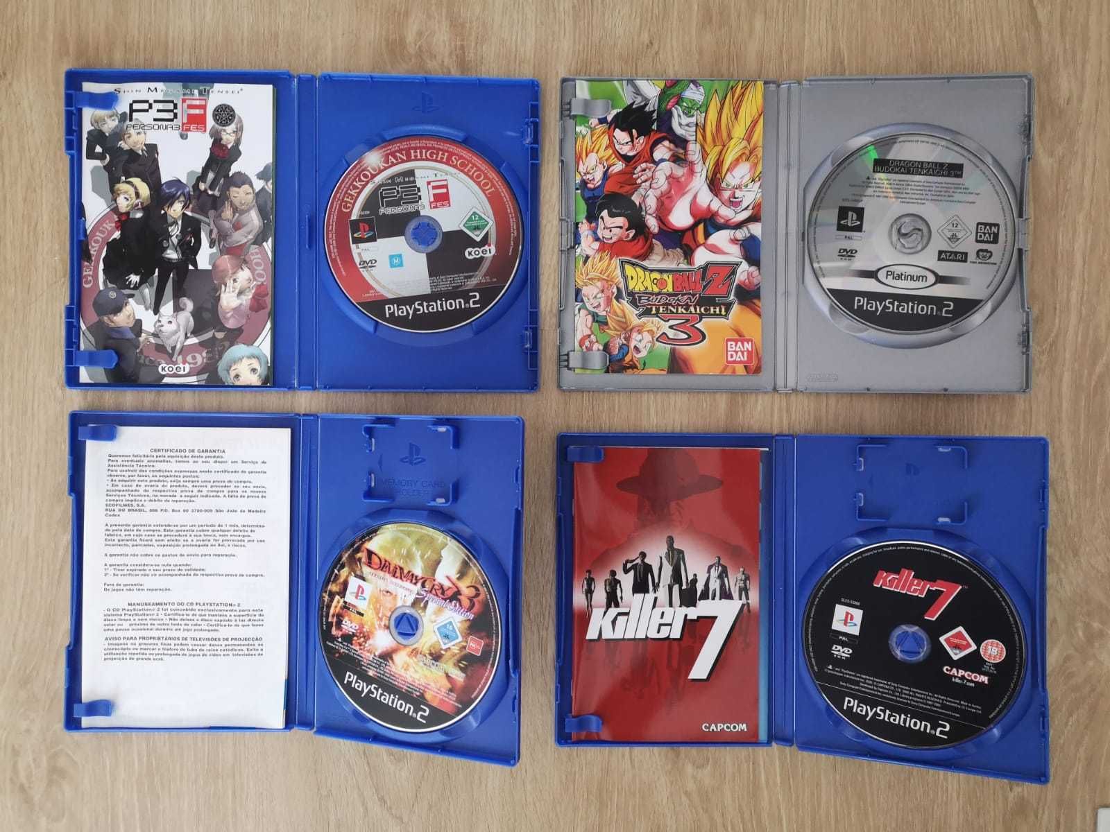21 jogos para PS2 (preços diferentes!)