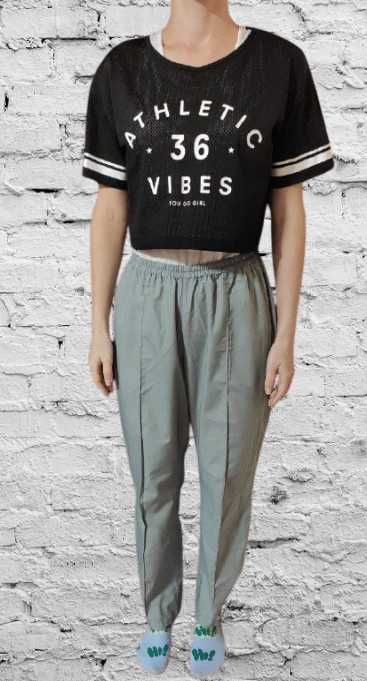 Штаны серые к медицинскому костюму размер 52-54