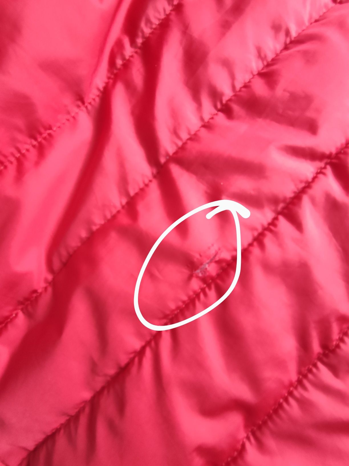 Czerwona pikowana przejściowa kurtka męska Jack&Jones S