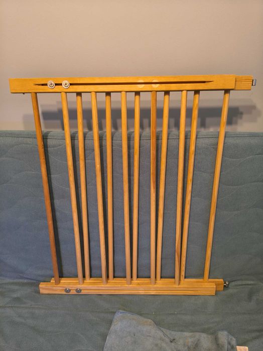 Drewniana barierka na schody. Nowa Iwiczna, Warszawa. Płock