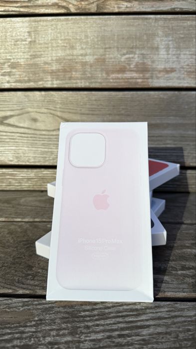 Silikonowe Magsafe Etui Iphone 15 Pro Max Jasno Różowy