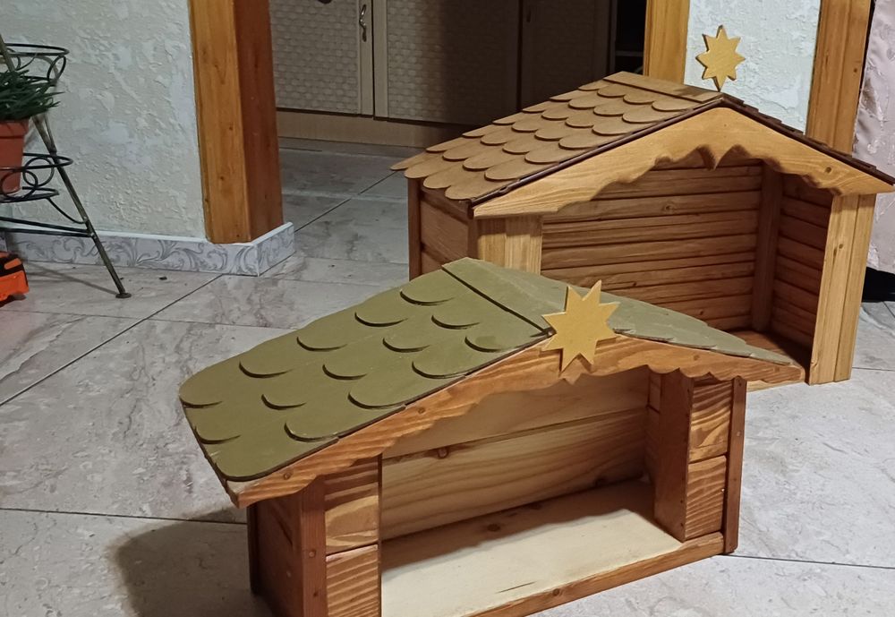 Різдвяна шопка з дерева вертеп від 1200грн