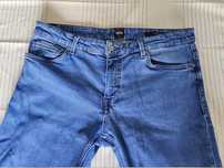 niebieskie spodnie jeans HUGO BOSS, rozmiar 34/32