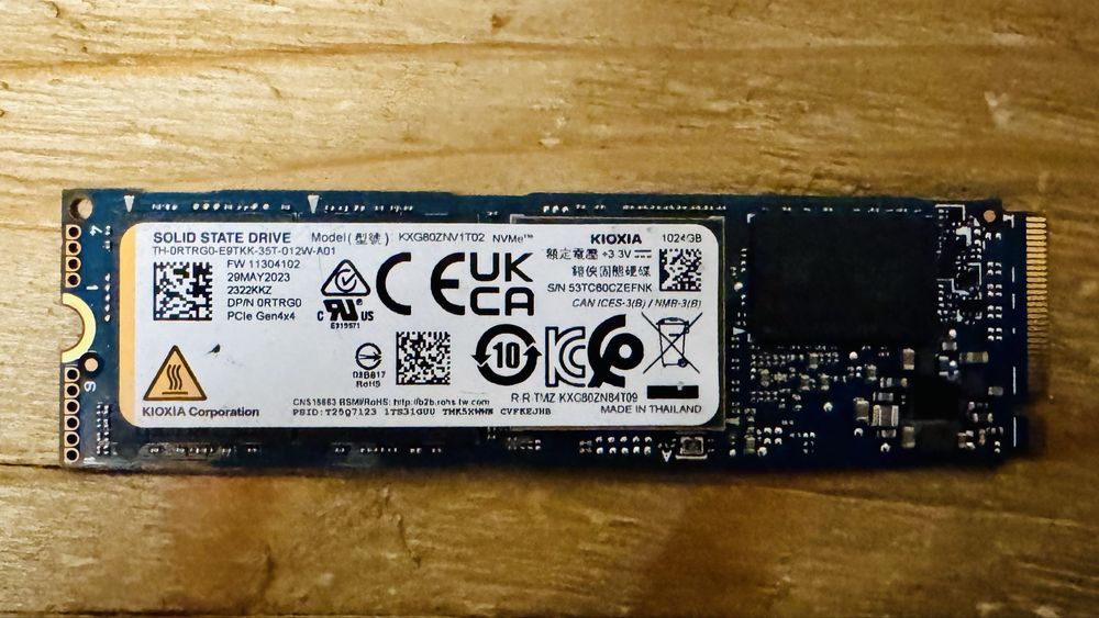 Dysk SSD 1TB Kioxia kxg8onv1t