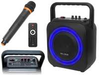 Głośnik BLUETOOTH Radio FM USB MP3 KARAOKE dla DJ a Wodzirej a Boombox