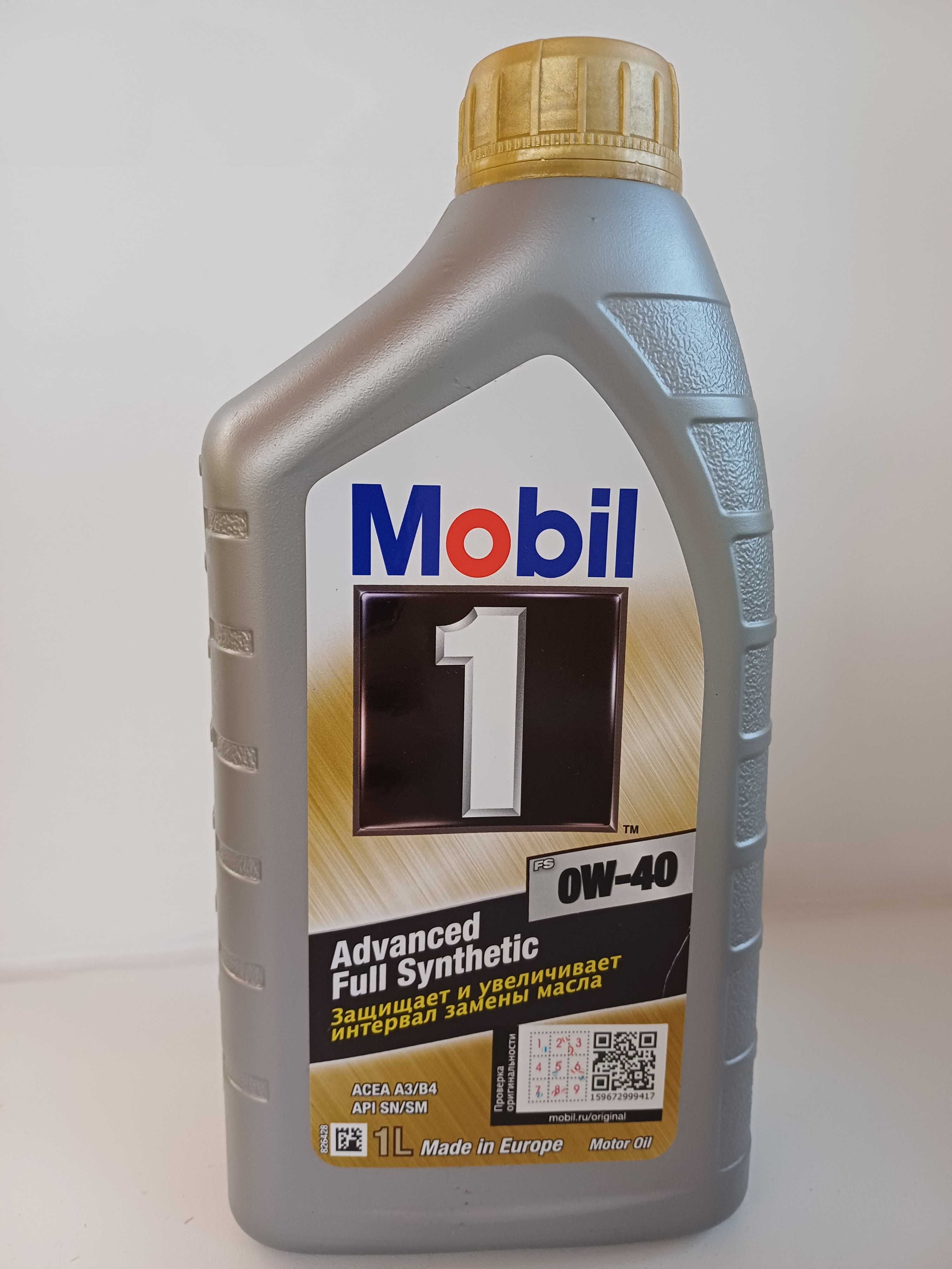 Моторное масло Mobil 1 FS 0W-40 оригинал 1л