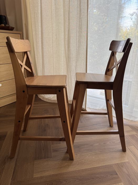 IKEA Ingolf wysokie dzieciece krzesla