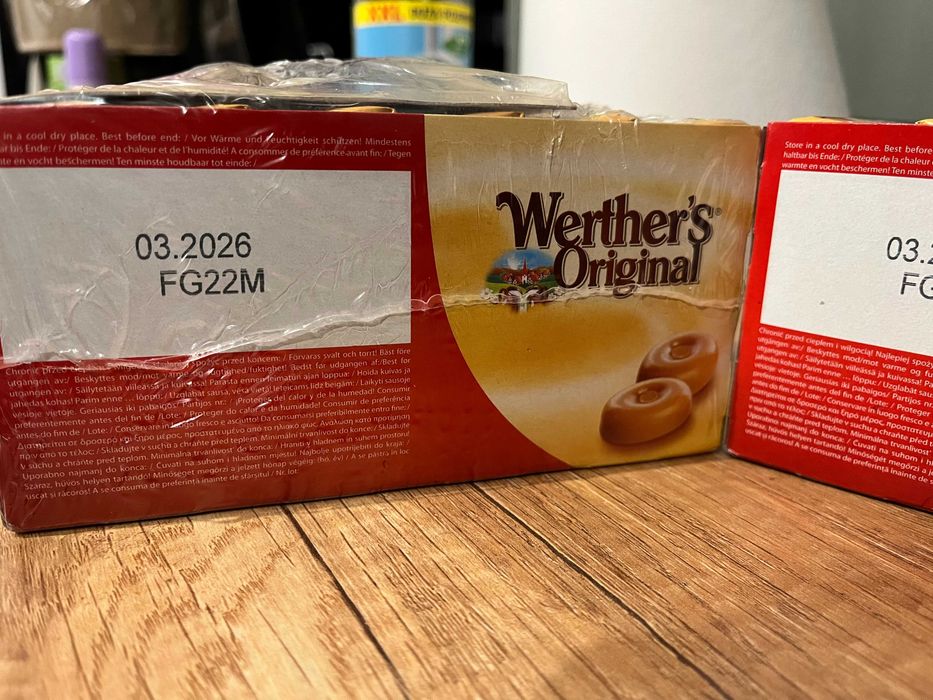 Werther's Original - Cukierki śmietankowe 24 opakowania po 50g