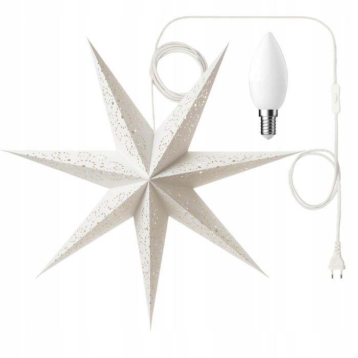 Ikea Strala Gwiazda Wisząca Koronka 70 Cm Oryginał Lampa ZESTAW HIT!