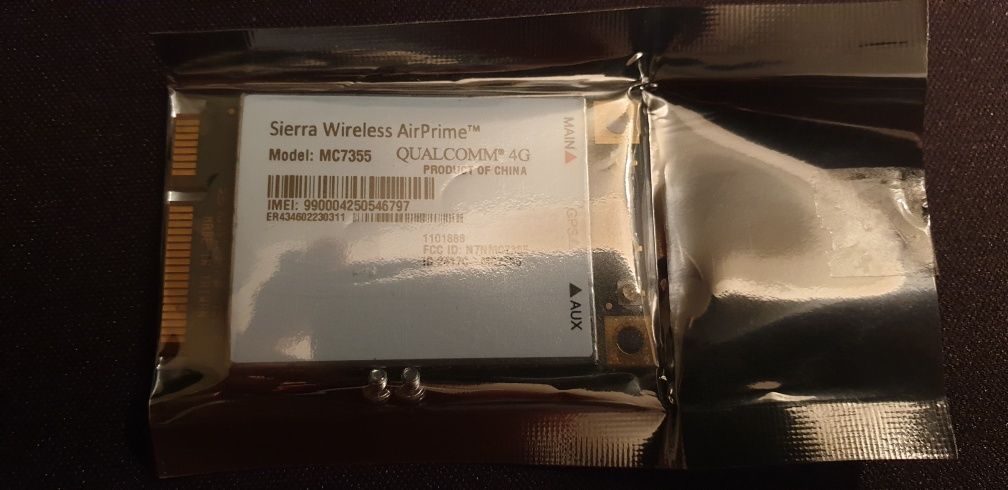 Placa 4G NOVA Sierra AirPrime EM7355 Gobi 5000 4G LTE Module NG