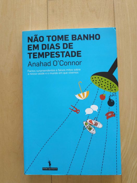 Livro "Não tome banho em dia de tempestade"
