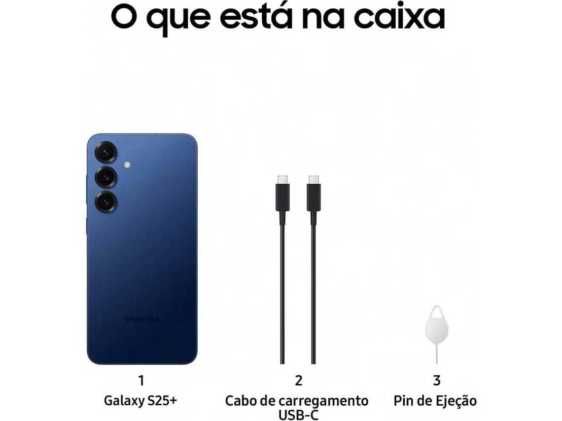 Samsung Galaxy S25+ 512GB | 12GB RAM | 6.7" - Azul Marinho
