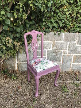 Cadeira vintage restaurada - Como NOVA
