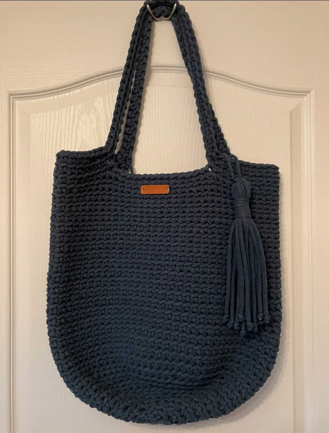 Torba shoperka szydełkowa Hand Made