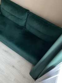 Kanapa rozkładana sofa butelkowa zieleń agata meble