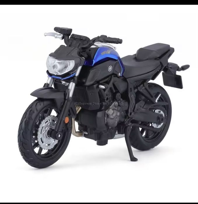 Mota moto miniatura maisto yamaha mt07