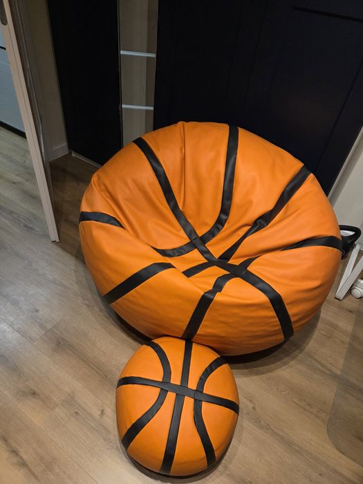 Duża pufa worek sako koszykówka