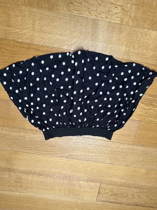 H&M r. 140 spódniczka granatowa kropki w gumkę